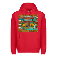Red camping is my happy place Premium Hoodie - Artiststas