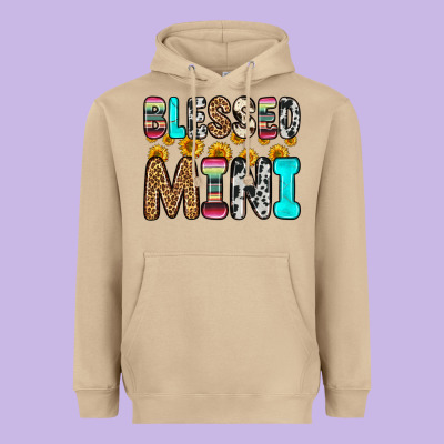 Blessed Mini Heavyweight Hoodie Designed By Zillion Design Studio