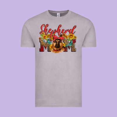 German Shepherd Mom Vintage Tee Designed By Artiststas