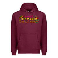 Burgundy national hispanic heritage month Premium Hoodie - BundleAndBundleShop