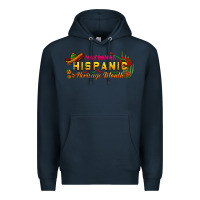 Navy national hispanic heritage month Premium Hoodie - BundleAndBundleShop