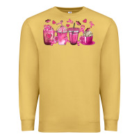 Antique Gold Breast Cancer Coffee Cups Premium Sweatshirt - texasbilliewilder