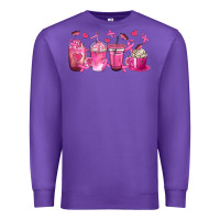 Purple Breast Cancer Coffee Cups Premium Sweatshirt - texasbilliewilder