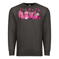 Smoke Breast Cancer Coffee Cups Premium Sweatshirt - texasbilliewilder