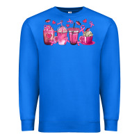 True Royal Breast Cancer Coffee Cups Premium Sweatshirt - texasbilliewilder