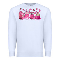 White Breast Cancer Coffee Cups Premium Sweatshirt - texasbilliewilder