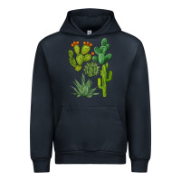 Navy watercolor cactus bundle preview Urban Hoodie - BarkalooDesign