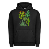 Pigment Black watercolor cactus bundle preview Urban Hoodie - BarkalooDesign