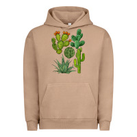 Pigment Burro watercolor cactus bundle preview Urban Hoodie - BarkalooDesign