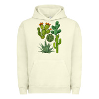 Pigment Pistachio watercolor cactus bundle preview Urban Hoodie - BarkalooDesign