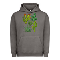 Pigment Tornado watercolor cactus bundle preview Urban Hoodie - BarkalooDesign
