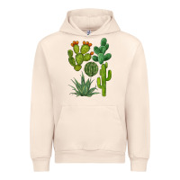 Sandshell watercolor cactus bundle preview Urban Hoodie - BarkalooDesign