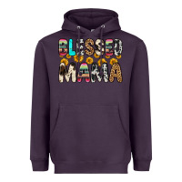 Plum blessed mama Heavyweight Hoodie - Zillion Design Studio
