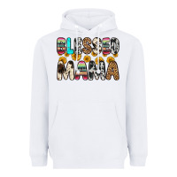 White blessed mama Heavyweight Hoodie - Zillion Design Studio