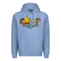 Colony Blue camp life Premium Hoodie - Artiststas
