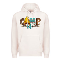 Pale Pink camp life Premium Hoodie - Artiststas
