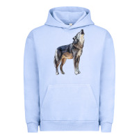 Pigment Grape Ice wolf Urban Hoodie - LillyAllenDesigns