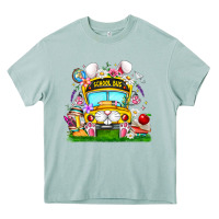 Arona Easter School Bus Heavy Core Tee - CowhideDigitalArt