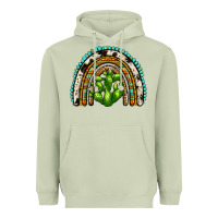 Matcha western cactus rainbow Heavyweight Hoodie - Zillion Design Studio
