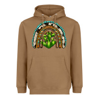 Toasted Coconut western cactus rainbow Heavyweight Hoodie - Zillion Design Studio