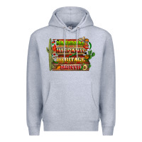 Heather Grey national hispanic heritage month with background Premium Hoodie - BundleAndBundleShop