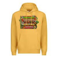 Mustard national hispanic heritage month with background Premium Hoodie - BundleAndBundleShop