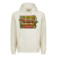 Oatmeal Heather national hispanic heritage month with background Premium Hoodie - BundleAndBundleShop