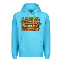 Ocean Blue national hispanic heritage month with background Premium Hoodie - BundleAndBundleShop
