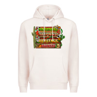 Pale Pink national hispanic heritage month with background Premium Hoodie - BundleAndBundleShop
