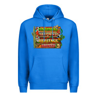 True Royal national hispanic heritage month with background Premium Hoodie - BundleAndBundleShop