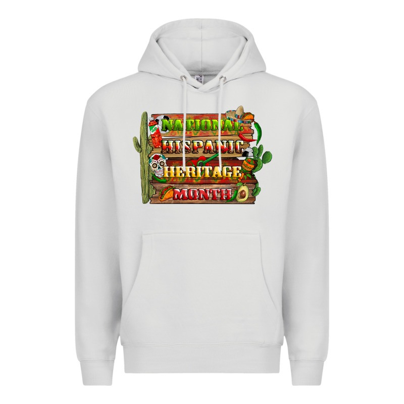 National Hispanic Heritage Month With Background Premium Hoodie by BundleAndBundleShop | Teevron