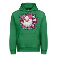 Emerald pink Christmas Santa Claus sunflower Urban Hoodie - Jasminsmagicworld