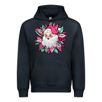 Navy pink Christmas Santa Claus sunflower Urban Hoodie - Jasminsmagicworld