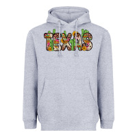 Heather Grey texas Heavyweight Hoodie - Zillion Design Studio