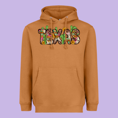 Texas Heavyweight Hoodie Designed By Zillion Design Studio
