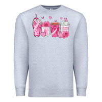 Heather Grey breast cancer coffee cups Premium Sweatshirt - Zillion Design Studio