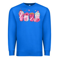 True Royal breast cancer coffee cups Premium Sweatshirt - Zillion Design Studio