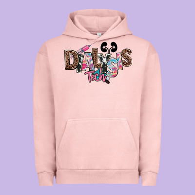 Dialysis Technician Kidney Tech Urban Hoodie Designed By Nancycooperartshop