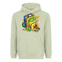 Matcha school bag Heavyweight Hoodie - texasbilliewilder
