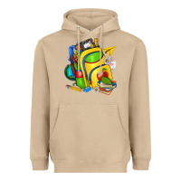 Mushroom school bag Heavyweight Hoodie - texasbilliewilder