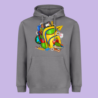 School Bag Heavyweight Hoodie Designed By Texasbilliewilder