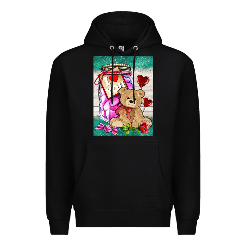 Candy Jar With Bear  Air Premium Hoodie by AdoDesignShop | Teevron