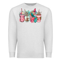Oatmeal Heather rock hand coffee cups Premium Sweatshirt - Zillion Design Studio