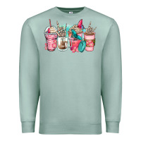 Seafoam rock hand coffee cups Premium Sweatshirt - Zillion Design Studio