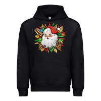 Black santa claus sunflower Urban Hoodie - Jasminsmagicworld