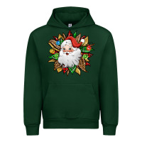 Forest Green santa claus sunflower Urban Hoodie - Jasminsmagicworld