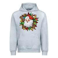 Heather Grey santa claus sunflower Urban Hoodie - Jasminsmagicworld
