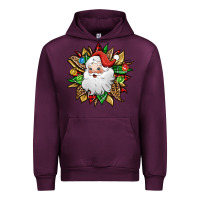 Mauve Wine santa claus sunflower Urban Hoodie - Jasminsmagicworld