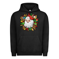 Pigment Black santa claus sunflower Urban Hoodie - Jasminsmagicworld