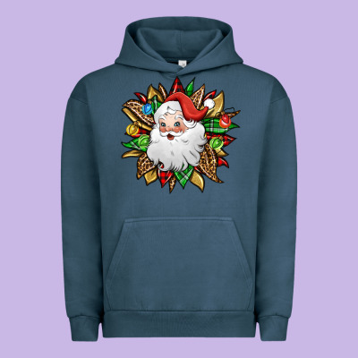 Santa Claus Sunflower Urban Hoodie Designed By Jasminsmagicworld